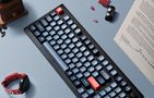 Keychron V5 Max QMK/VIA RGB Knob Red Switch Wireless Mechanical Keyboard (black), Keychron V5M-D1