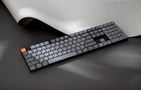 Keychron K5 Max QMK/VIA low profile wireless mechanical keyboard White backlight Brown Switch, Keychron K5M-A3