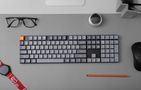 Keychron K5 Max QMK/VIA low profile wireless mechanical keyboard White backlight Brown Switch, Keychron K5M-A3