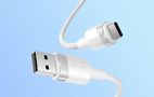 USB 2.0 A to USB-C 3A cable Vention CTNWF 1M (white), Vention CTNWF
