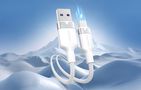 USB 2.0 A to USB-C 6A Vention CTOWH 2M cable (white), Vention CTOWH