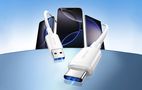 USB 2.0 A to USB-C 3A cable Vention CTQWF 1M (white), Vention CTQWF