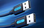 USB 2.0 cable Vention COJBH 2A 2m Black PVC, Vention COJBH