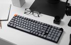 Keychron K17 Max RGB Brown Switch Wireless Low Profile Keyboard (Black) [K17M-H3]., Keychron K17M-H3