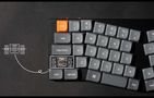 Keychron K11 Max RGB Brown Switch Wireless Low Profile Keyboard (Black) [K11M-H3]., Keychron K11M-H3