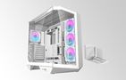 Darkflash DY470 computer case (white) + 4 fans + GPU bracket, Darkflash DY470 fans+holder Wh