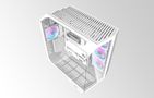 Darkflash DY470 computer case (white) + 4 fans + GPU bracket, Darkflash DY470 fans+holder Wh