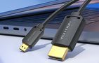 HDMI-D Male to HDMI-A Male Cable Vention AGIBF 1m, 4K 60Hz (Black), Vention AGIBF