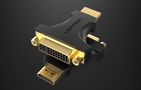 Adapter HDMI Male to DVI (24+5) Female Vention AIKB0 dual-direction, Vention AIKB0