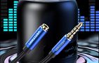 Cable Audio TRRS 3.5mm Male to 3.5mm Female Vention BHCLH 2m Blue, Vention BHCLH