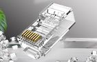 Modular Plug RJ45 Cat.5E UTP Vention IDBR0-100, transparent, 100 pcs, Vention IDBR0-100