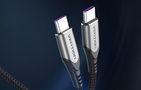 USB-C 2.0 to USB-C Cable Vention TAEHD 0.5m PD 100W Gray, Vention TAEHD