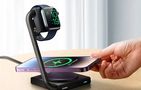 2in1 Magnetic Wireless Charger Joyroom JR-WQN05 15W (Black), Joyroom JR-WQN05