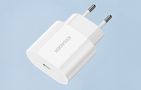 Charger USB-C 20W Essager with USB-C to Lightning cable (white), Essager EFJB02-XBL02-T