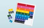 Rainbow Fraction Tiles With Tray Learning Resources LER 0615, Learning Resources LER 0615