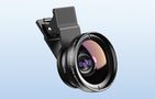 Mobile lens APEXEL APL-0.45XWM 0.45x wide angle+12.5x macro lens (black), APEXEL APL-0.45XWM