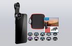 Mobile lens kit APEXEL APL-DG10 10 in 1 (black), APEXEL APL-DG10