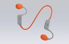 Earphones QCY T25 (grey+ orange), QCY T25 grey-orange