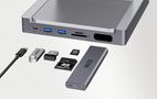 INVZI MagHub 8-in-1 USB-C Docking Station / Hub for iMac with SSD Bay (Gray), INVZI MH02