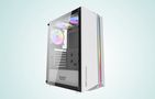 Darkflash DK151 LED computer case (white) + 3 RGB fans, Darkflash DK151 white