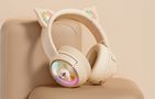 ONIKUMA B5 Beige Gaming Headphones, ONIKUMA B5 Off White