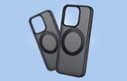 Phone Case Baseus SkyRing Magnetic with Stand for iP 15 Pro + tempered-glass and cleaning kit (black), Baseus P60161006101-05