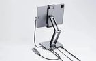 Docking station with stand for Tablet/iPad, INVZI, MH03, MagHub, 3x USB-C, 2x USB-A, INVZI MH03