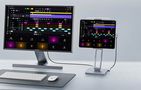 Docking station with stand for Tablet/iPad, INVZI, MH03, MagHub, 3x USB-C, 2x USB-A, INVZI MH03