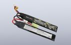 Gens ace 25C 1300mAh 2S1P 7.4V Saddle Airsoft Gun Lipo Battery with mini Tamiya Plug, Gens ace GEA13002S25T2