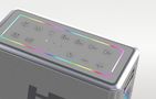 Speaker HiFuture Music Box Bluetooth + 2 microphones (silver), HiFuture Music Box Silver