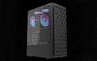 Darkflash DK300M Micro-ATX computer case (black) + 3 fans, Darkflash DK300M ATX