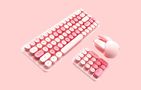 MOFII Wireless Keyboard+Numeric Keypad+Mouse 3in1 2.4G (Pink), MOFII iBean MAX Pink