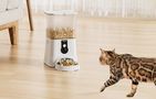 Smart food dispenser with camera Petsuper PF01-2 WiFi 5L (white), Petsuper PF01-2