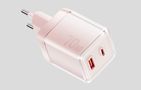 Wall charger Yueqi 70W GaN USB-C + USB-A (pink), Essager EZCT70-YQB04-Z