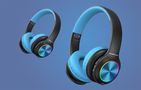 Wireless Headphones for kids PowerLocus PLED (black&blue), PowerLocus pwl-pled-blackblue