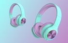 Wireless Headphones for kids PowerLocus PLED (blue&purple), PowerLocus pwl-pled-bluepurplet