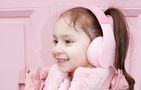 PowerLocus P1 wireless headphones for kids (pink), PowerLocus pwl-p1kids-pink