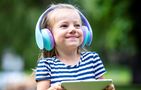 Wireless Headphones for kids PowerLocus P2 (blue-purple), PowerLocus pwl-p2kids-tealpurpl