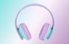 Wireless Headphones for kids PowerLocus P2 (blue-purple), PowerLocus pwl-p2kids-tealpurpl