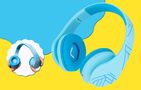 Wireless Headphones for kids PowerLocus P2 (blue), PowerLocus pwl-p2kids-blue