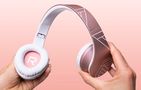 Wireless Headphones for kids PowerLocus P2 (rose gold), PowerLocus pwl-p2kids-rosegold