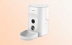 Dogness F15 WiFi 4L smart food dispenser with camera with plastic bowl (white), Dogness F15 Melamine