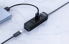 Orico USB to USB 3.0 + 3x USB 2.0 Hub Adapter (black), Orico TWU32-4A-BK-EP-IP