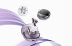 TWS QCY AilyBuds Clear T32 Headphones (purple), QCY T32 purple