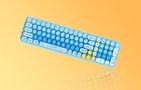 MOFII Baby Bear Wireless Keyboard + Mouse Set (blue), MOFII SMK-682M8AG Blue