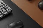 Monochrome leather mouse pad MIIIW (Brown), MIIIW MWMLVO2