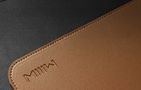 Monochrome leather mouse pad MIIIW (Brown), MIIIW MWMLVO2