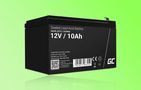 Maintenance-free AGM VRLA Battery Green Cell AGM48 12V 10Ah (for emergency power supplies, backup power systems), Green Cell AGM48