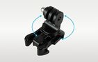 J-Hook 360-degree rotating clamp for sports cameras, Telesin GP-JBK-T02