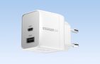 Essager ECT33W-LJB02-Z 33W C+A Charger (white), Essager ECT33W-LJB02-Z